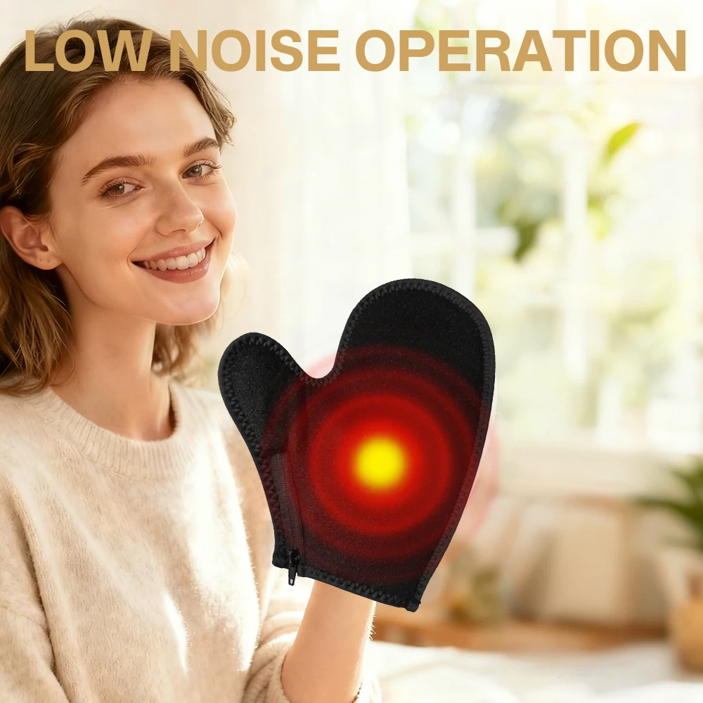 Portable Electric Hand Massager, Finger Wrist Palm Massage Machine Vibration Glove for Hand Muscle Relax Gift for Men Women Gift