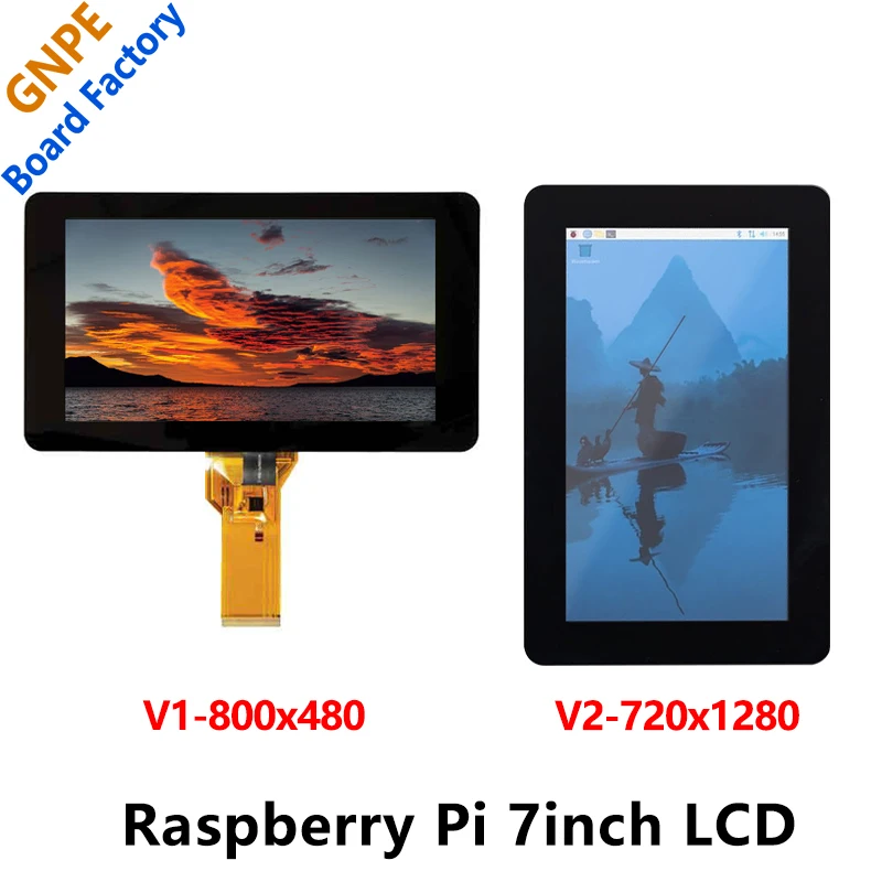 

Raspberry Pi Official DSI/MIPI 7inch Display Touch screen Raspberry Pi Touch Display 720x1280 or 800x480 LCD