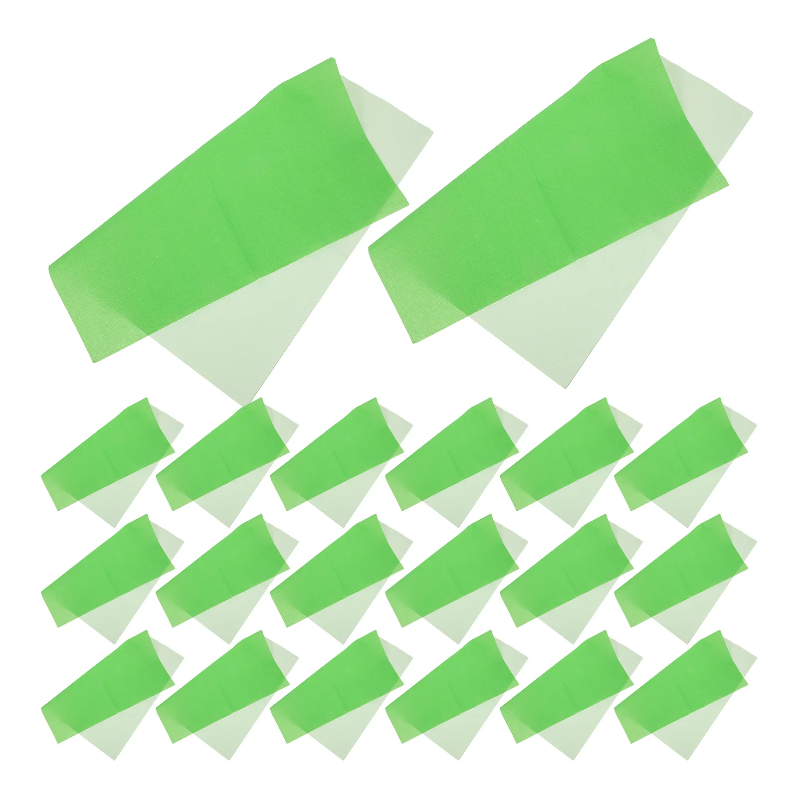 

10 Packs Green Square Paper Towels Disposable Dinner Napkins Party Supplies Lightweight Holiday Tabletop Accessories