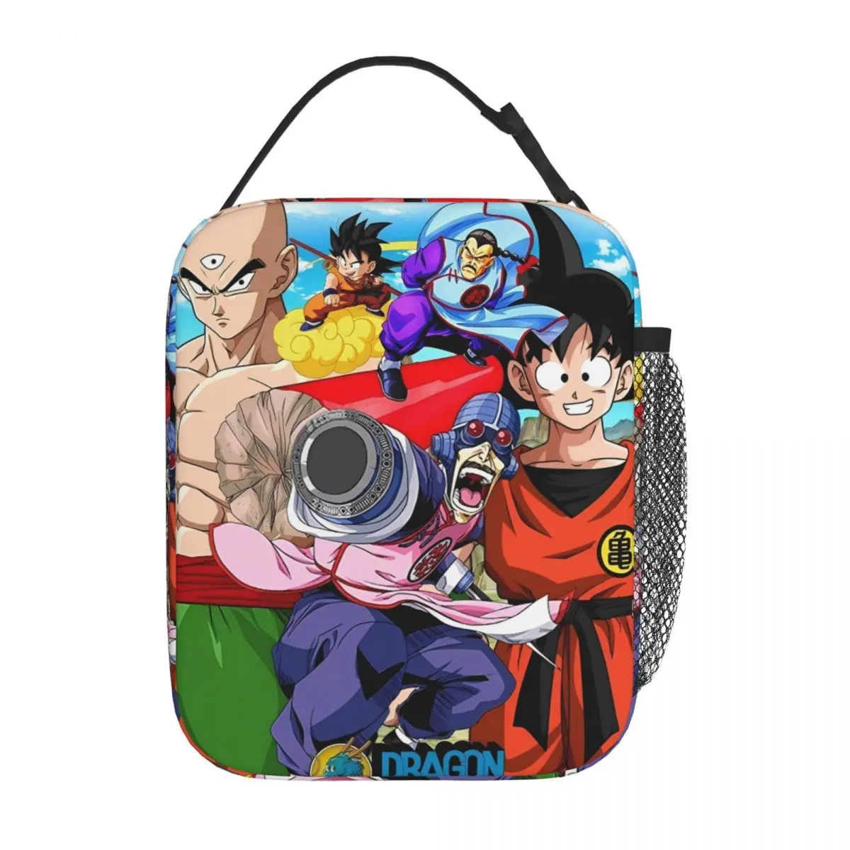 

DBZ Goku Odyssey Insulated Lunch Bags Large Cartoon Meal Container Cooler Bag Lunch Box Tote Beach Picnic Men Women