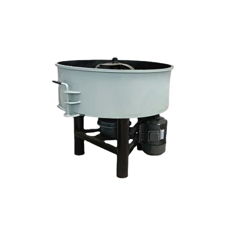 Diesel mortar vertical flat mixer commonly used on construction sites