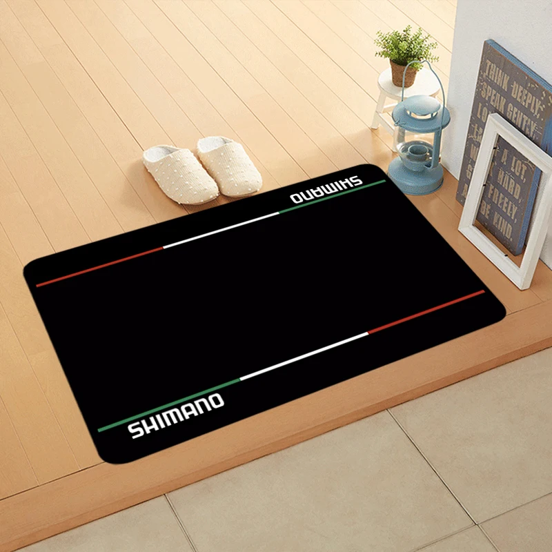 Interior Floor Mat Bicycle Doormat S-Shimanos Non-slip Foot Rug for Entryway Kitchen Carpet Bedroom Bedside Mats Home Decoration