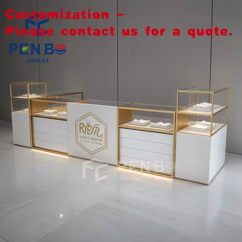 

custom.Custom Jewelry Store Interior Design Jewelry Display showcase Jewelry Display Kiosk with Led Lighting
