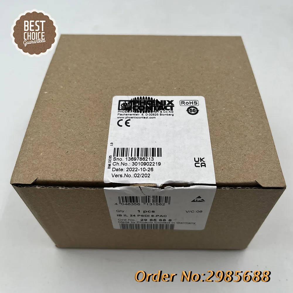 

2985688 For Phoenix Security Module - IB IL 24 PSDI 8-PAC High-Quality