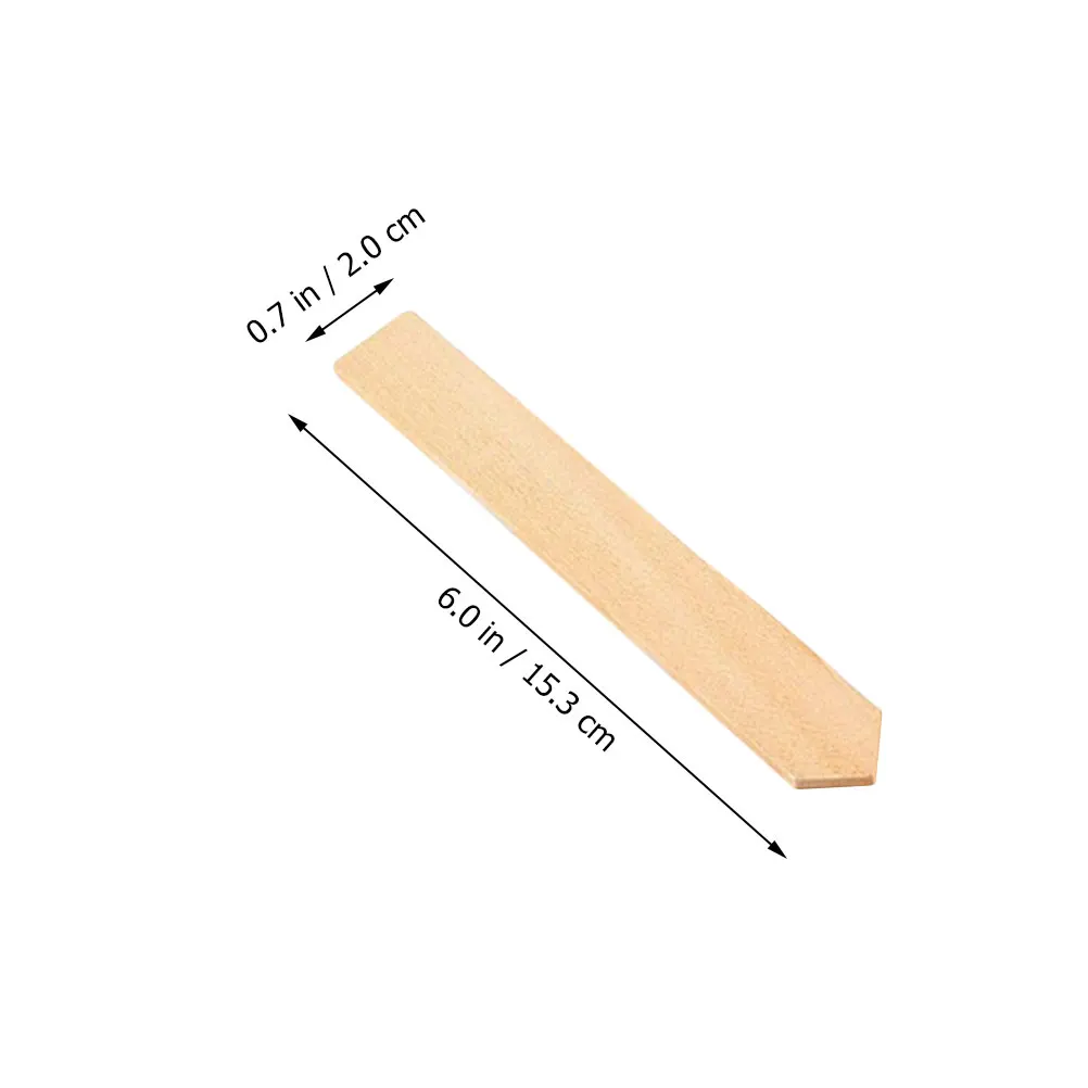 

50pcs Wooden Plant Labels Garden Tags Tree Markers Outdoor Pot Signs Biodegradable Natural Wood Seedling Flower Vegetable Lawn