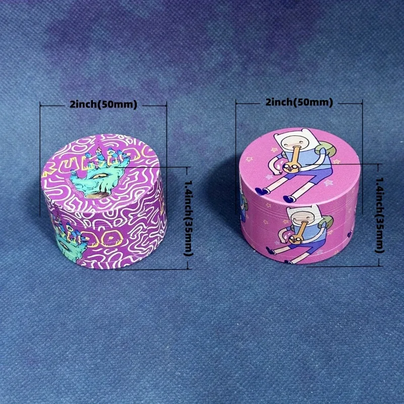 2 بوصة مطحنة الأعشاب دليل كسارة معدنية التوابل مدقة الفلفل هاون الملح قاطعة المطحنة 4-Layers طاحونة أدوات التدخين اكسسوارات #3