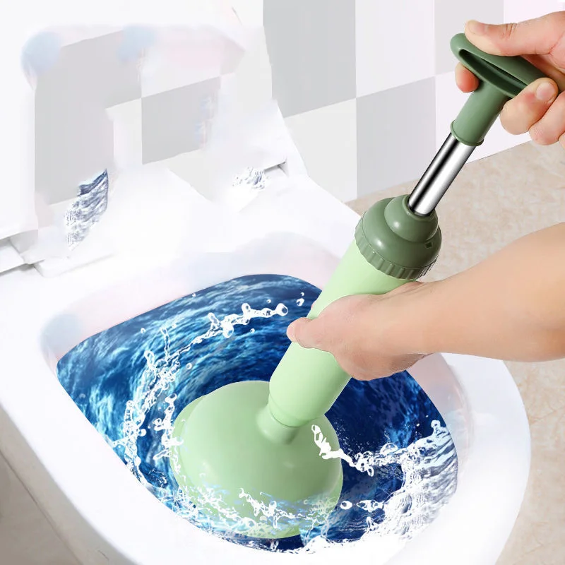 Multifunction Vacuum Toilet Pipe Plunger Silicone Super Suction Cups Quickly Unblock Household Toilet Sewer Dredging Plunger