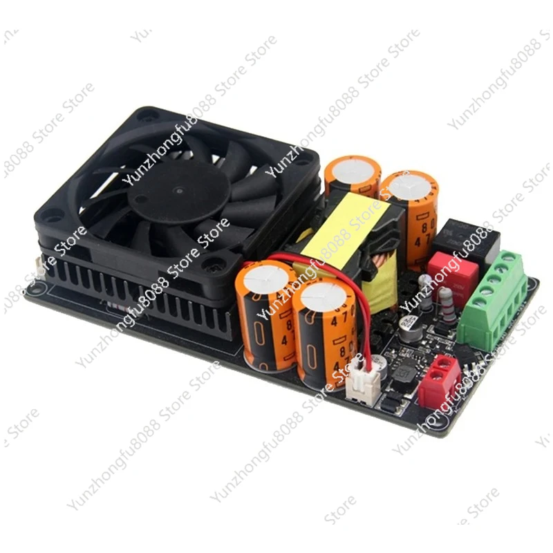 

HIFI IRS2092 1000W Mono Channel Digital Class D Stage Subwoofer Power Amplifier Board with Speaker Protect Relay Durable