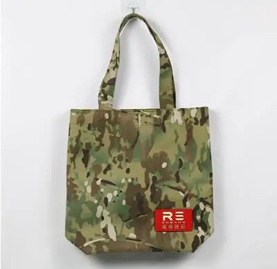 Chinese Camouflage Canvas Shopping Bag CP Handbag 36*36cm Men Australia Britain