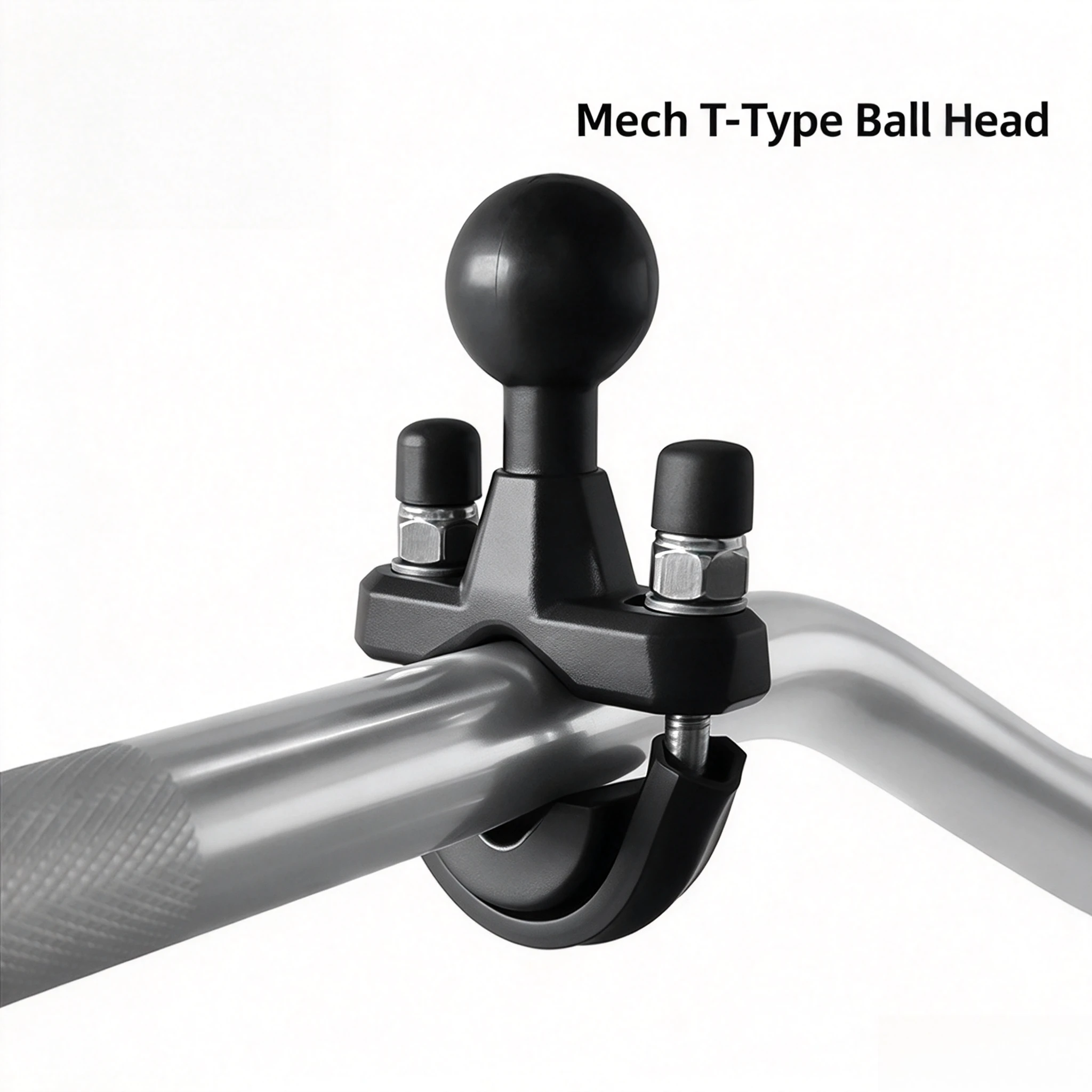 Motorcycle Handlebar U-Bolt Tube Mounting Base T-Type Ball Head Motorbike Modified Bracket Accessories
