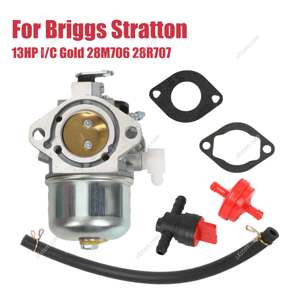 

Carburetor For Briggs Stratton 13HP I/C Gold 28M706 28R707 Engine Carburettor Lawn Mower Garden Machinery Tool Accessories