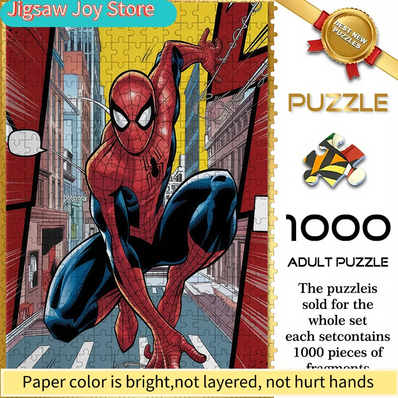 

Пазл-головоломка с тематикой Marvel Z10.18-8, сцена с городскими качелями в стиле комиксов – прочный, толстый, сборный пазл для взрослых, развивающий интеллект