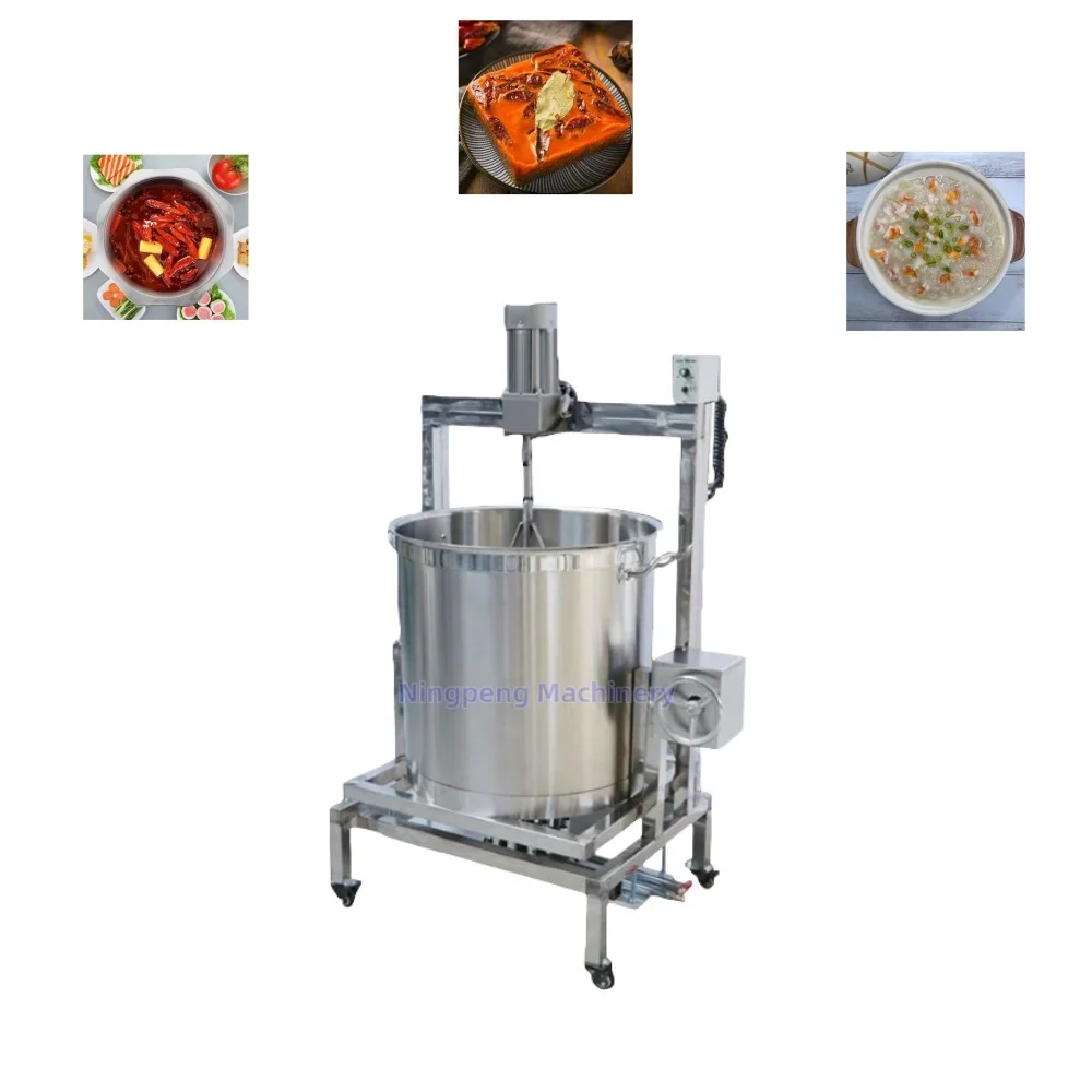 Olla y licuadora de salsa de chile, sopa, gachas, hervidor de cocina, olla, calefacción de Gas, máquina para hacer pasta de curry