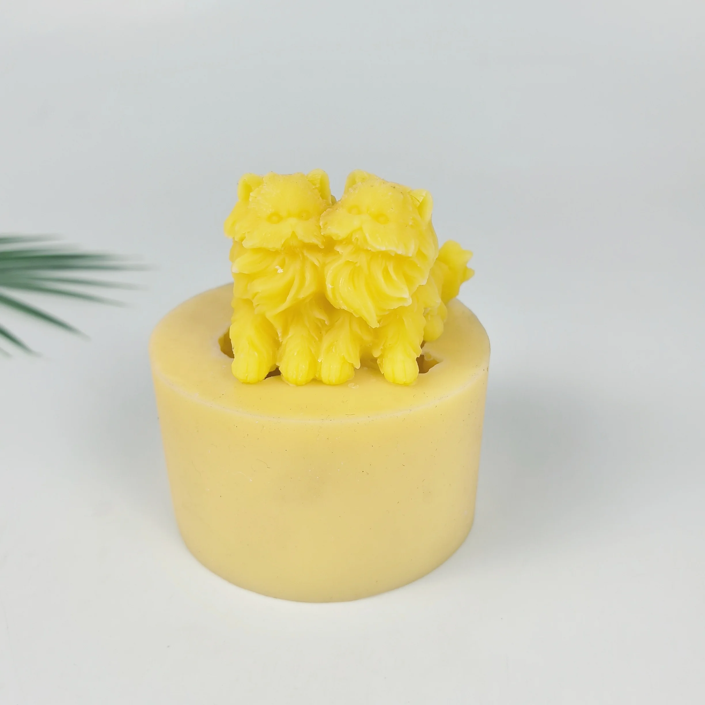 

3D Animals Mold Twin Cats Moulds Silicone Candle Soap Molds Resin Cake Decor Wedding Birthday Candles Handmade DW1083