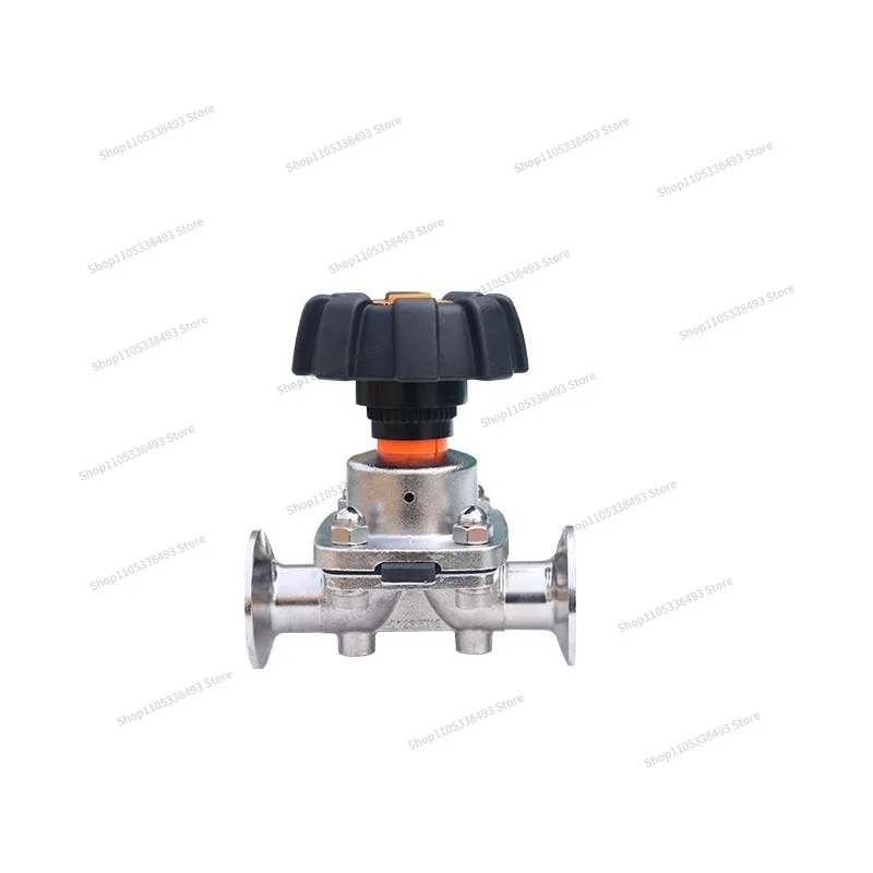 For Sanitary Grade, Quick-loading Diaphragm Valve, High Temperature Double Diaphragm, Manual Diaphragm Valve