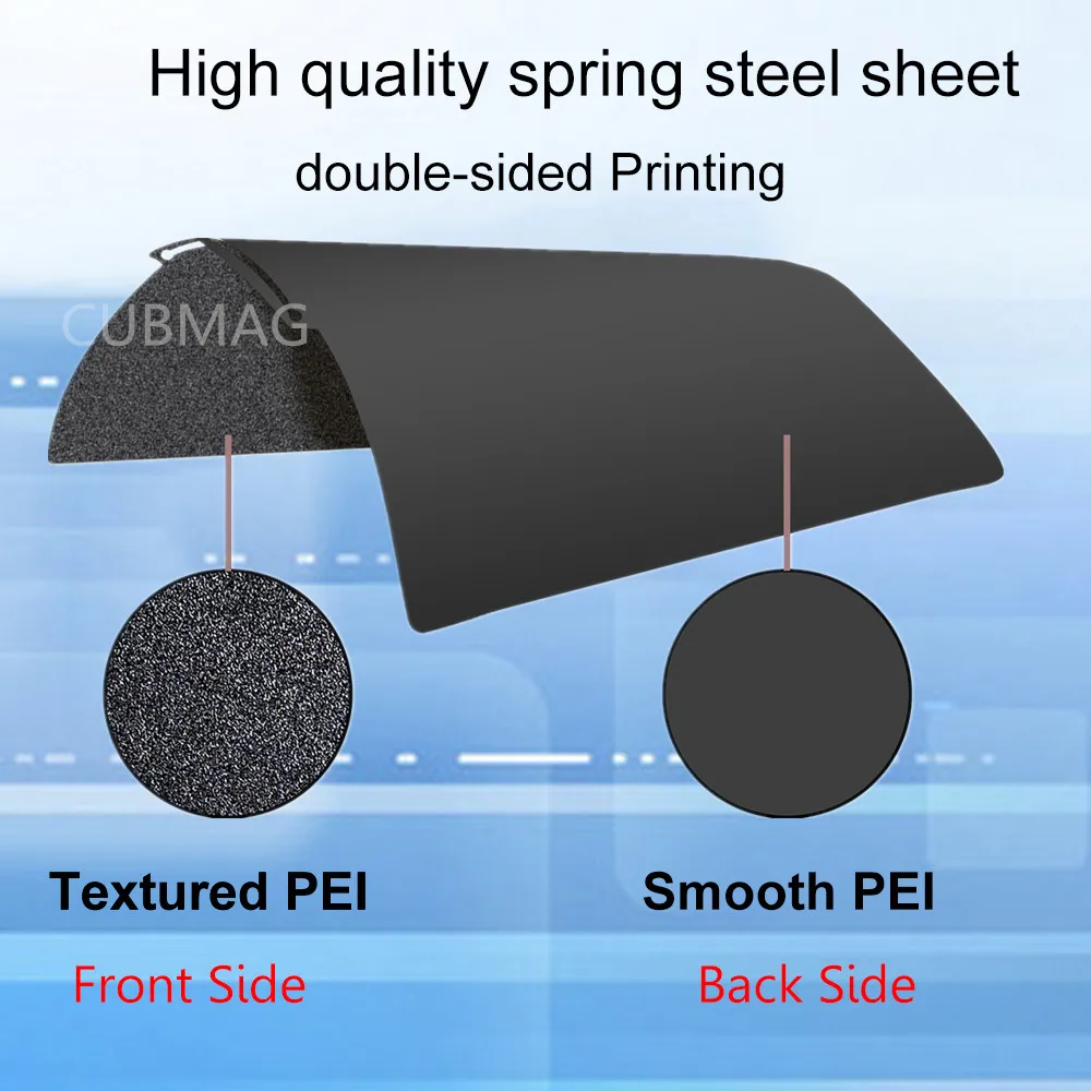 PEI Sheet For Bambulab P2S Build Plate P1P P1S X1C X1 A1 257x257 Double-sided Printing Heated Bed for Bambu Lab A1 X1-Carbon