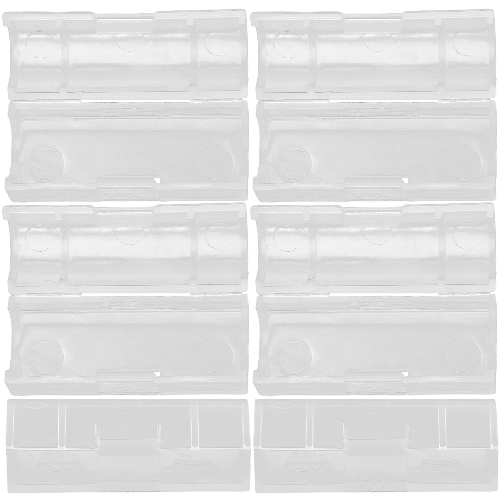 20pcs Clear Self-Adhesive Cable Clips for Space-Saving Wall & Desktop Cord Organization