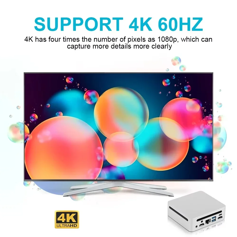 SZBOX MINI PC AMD Ryzen R5 5500U R3 4300U/5300U Mini PC Windows 11 PRO DDR4 3200MHz NVME SSD WiFi 6 BT 5.2 Desktop Mini Computer