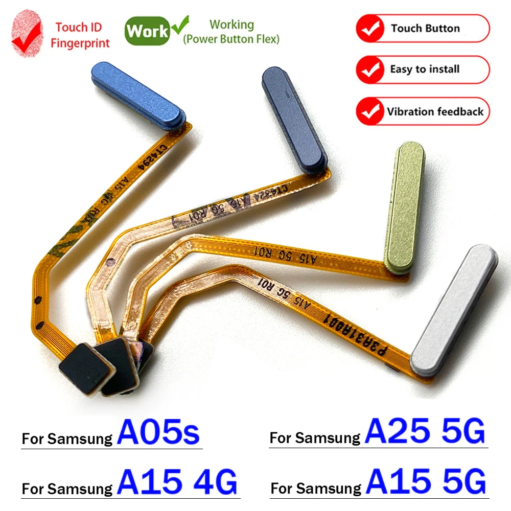 Fingerprint Cable Flex - Vingerafdruksensor Home Return Key Menu Knop