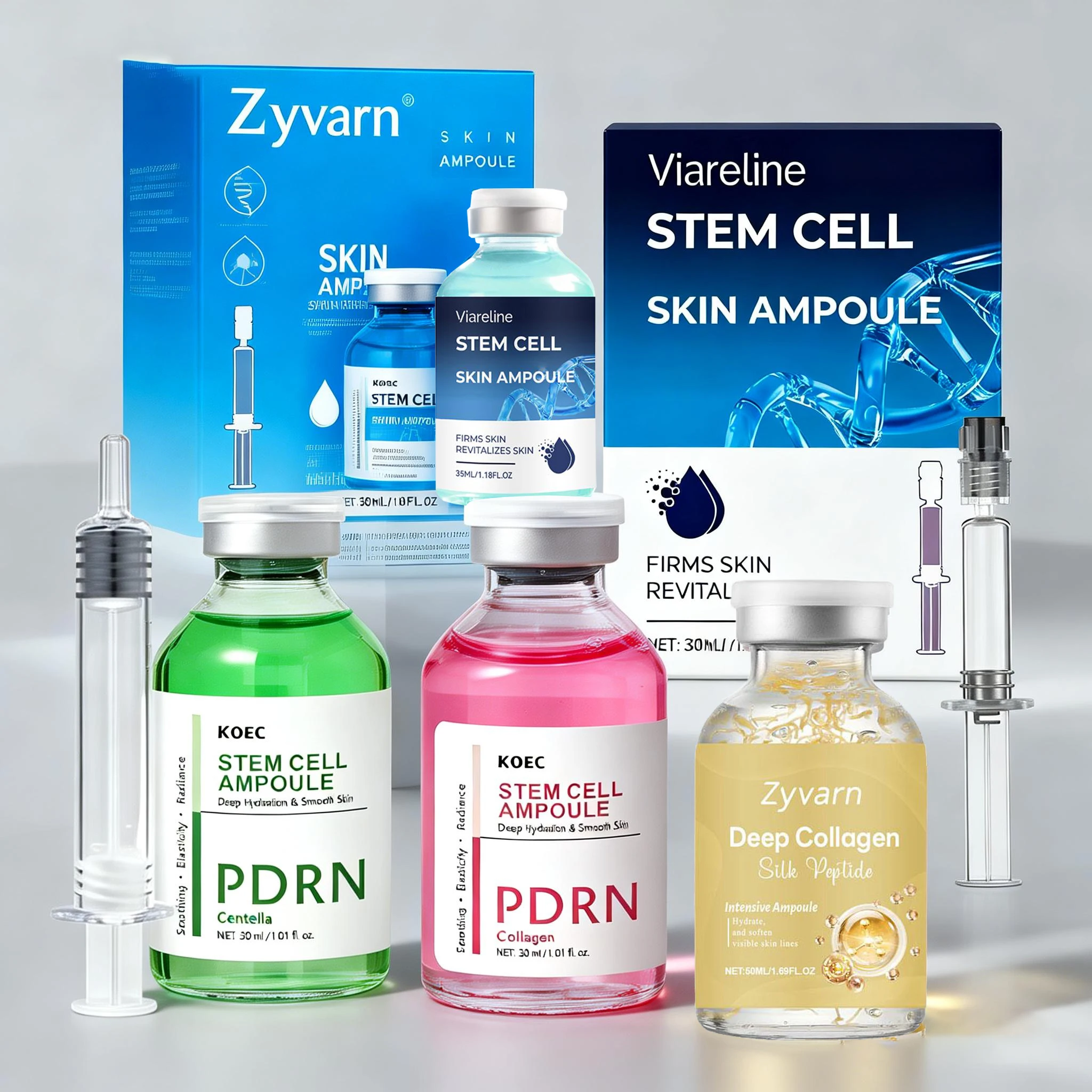 Suero Facial de 30 ml con Péptidos PDRN de Salmón, Suero Nutritivo e Hidratante, Unifica el Tono de la Piel, Suaviza y Reafirma, Cuidado Facial Original