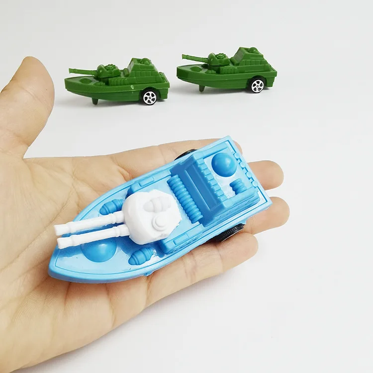 Children Pull Back Car Toys Educational Toy Plastic Simulation Mini Military Ship Model Children Best Birthday Gifts