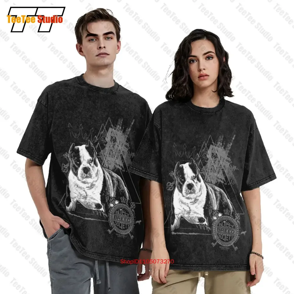 American Bully-Bully Breed Society Vintage Oversized T-Shirt 8CYY