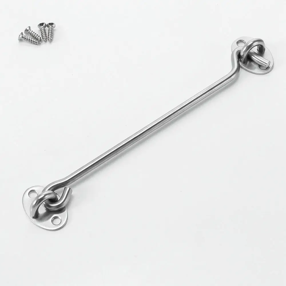 Stainless Steel Cabin Hook Eye Latch Secure Door Window Holder Windproof Stabilizer Modern Home Improvement Hardware Fix