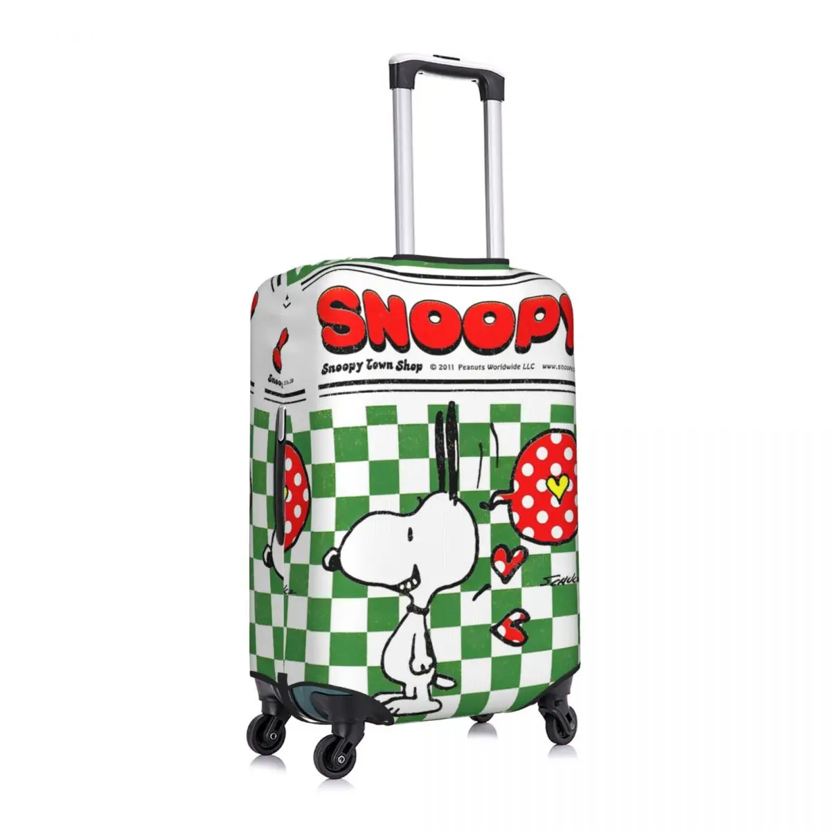 Snoopy Peanuts Suitcase Cover Fun Travel Protector Luggage Case Vacation