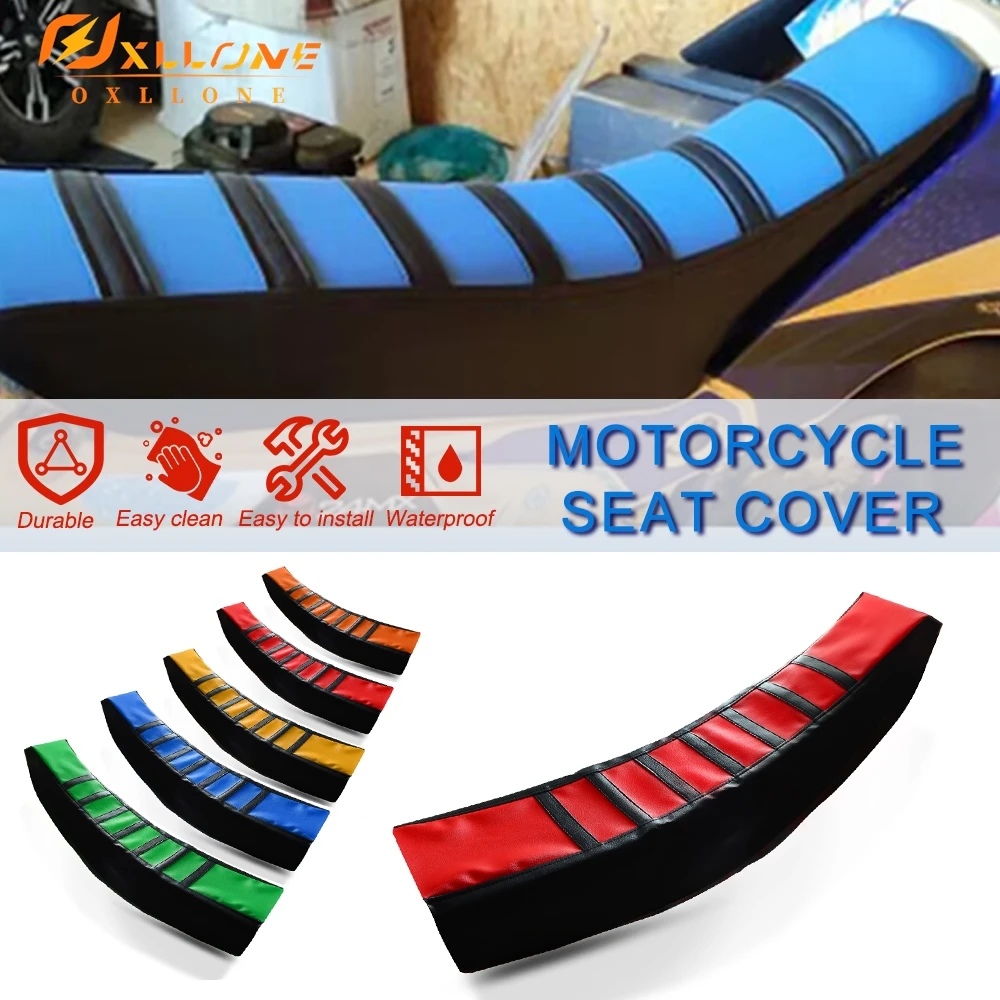 

Universal Motorcycle For HONDA XR230 XR250 XR400 MOTARD XR 230 250 Seat Cover Motorbike Soft Striped Skid Resistant Seat Case