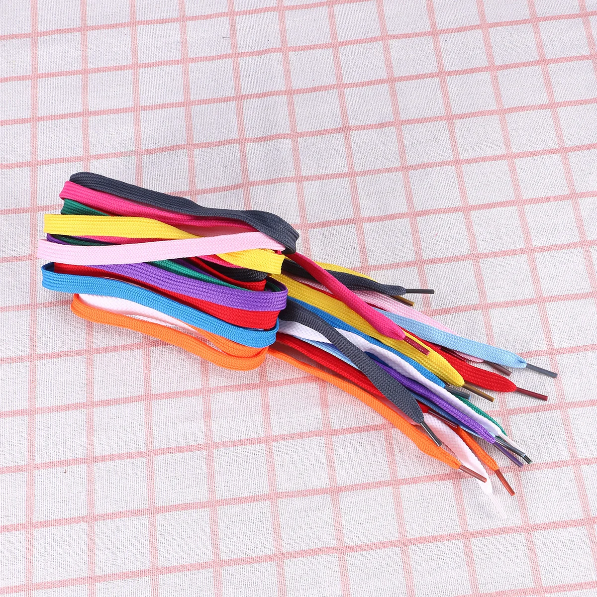 

12 Pairs Colorful Sneakers and Laces Fashionable Shoelaces for Replacement Athletic Flat