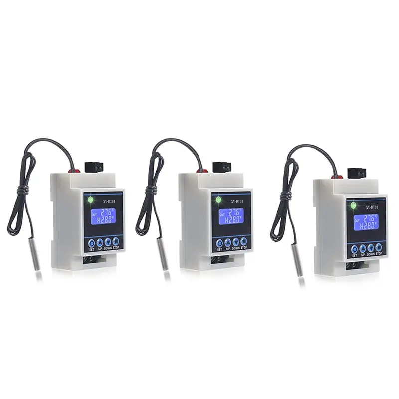 

Цифровой контроллер температуры YLS-3X XY-DT01 -40-110°C ° Цифровой микротермостат с ЖК-дисплеем