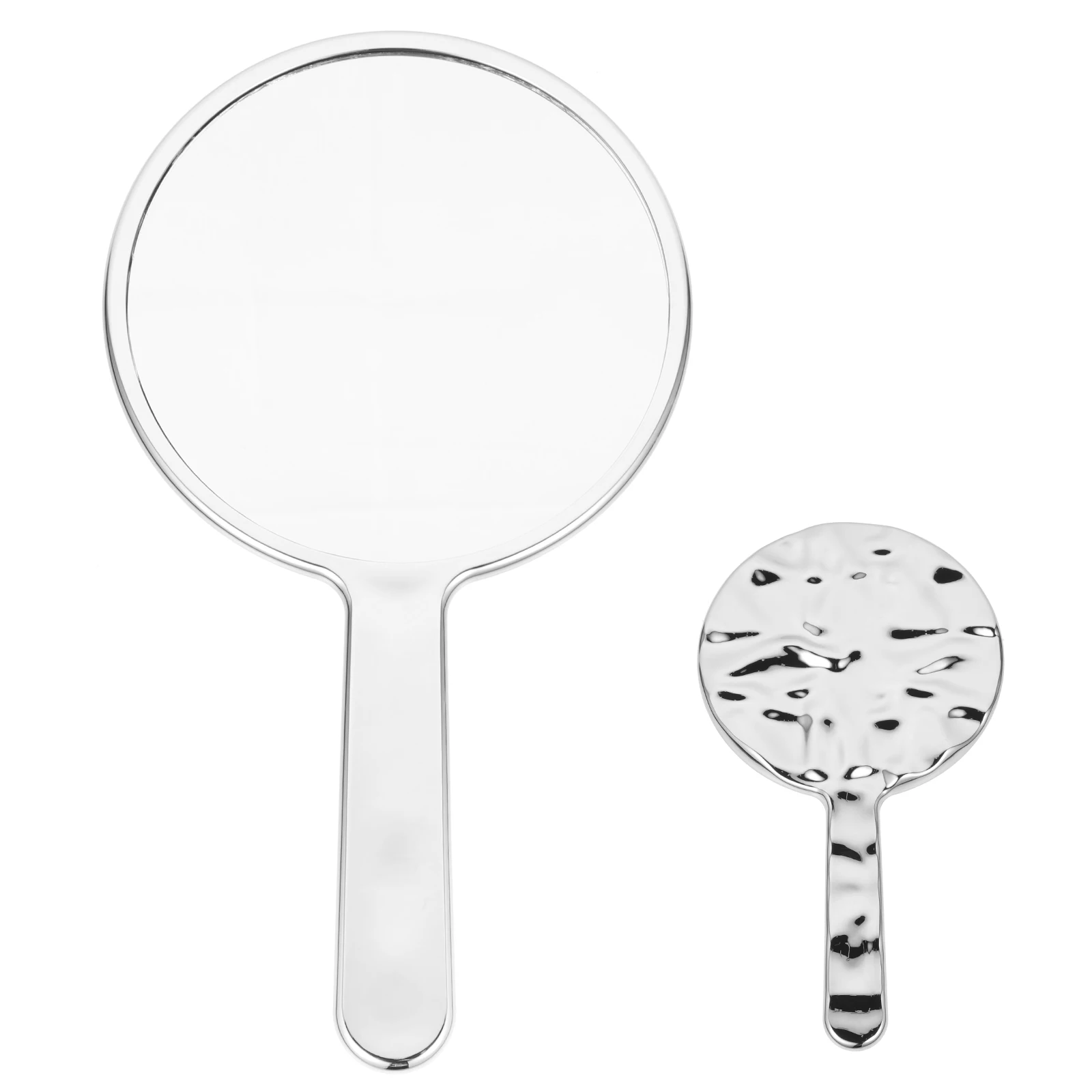 مرآة يد دائرية عالية الوضوح، مرآة تجميل محمولة، هدية عملية للنساء والأصدقاء، مستلزمات العاملين والعائلة #4