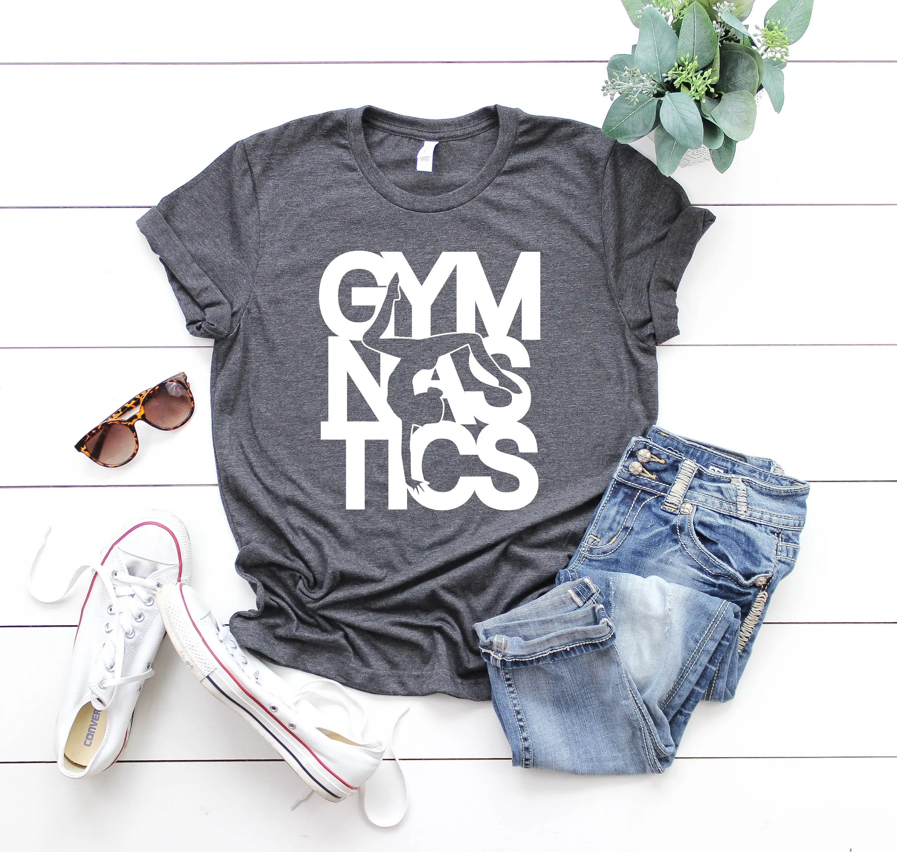 Gymnastics T Shirt Lover GymnasT Girls Woman Gymnastic Daughter