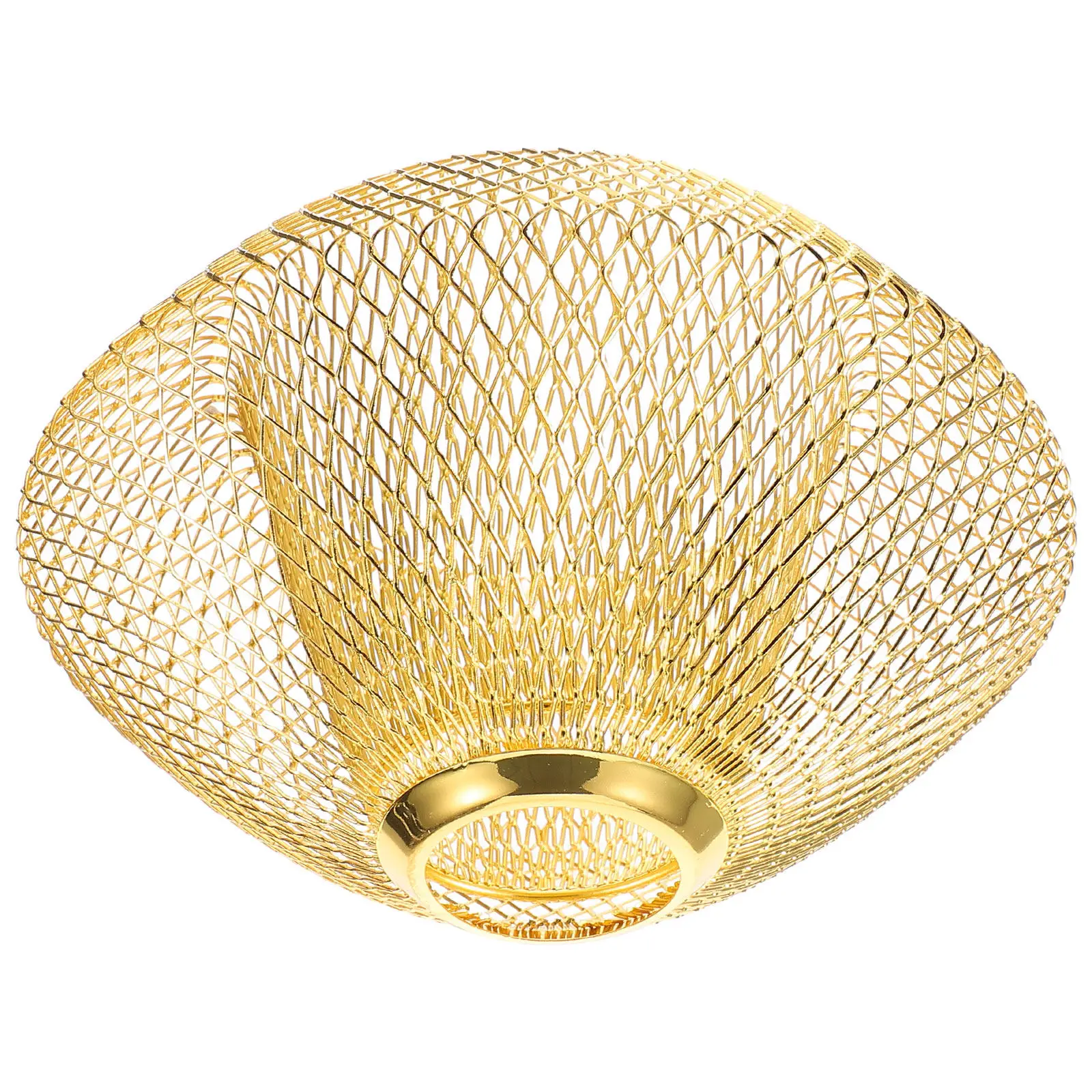 Iron Retro Hollow Out Pendant Lamp Shade for Ceiling Lights Industrial Decorative Hanging Light Cover Replacement for Home Bar