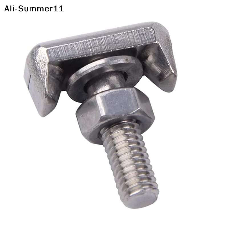 

【1a1】【WG】T-Bolts Stainless Steel Battery Terminal Connectors Cable Screw Battery Terminals Battery Connector Car Accessories