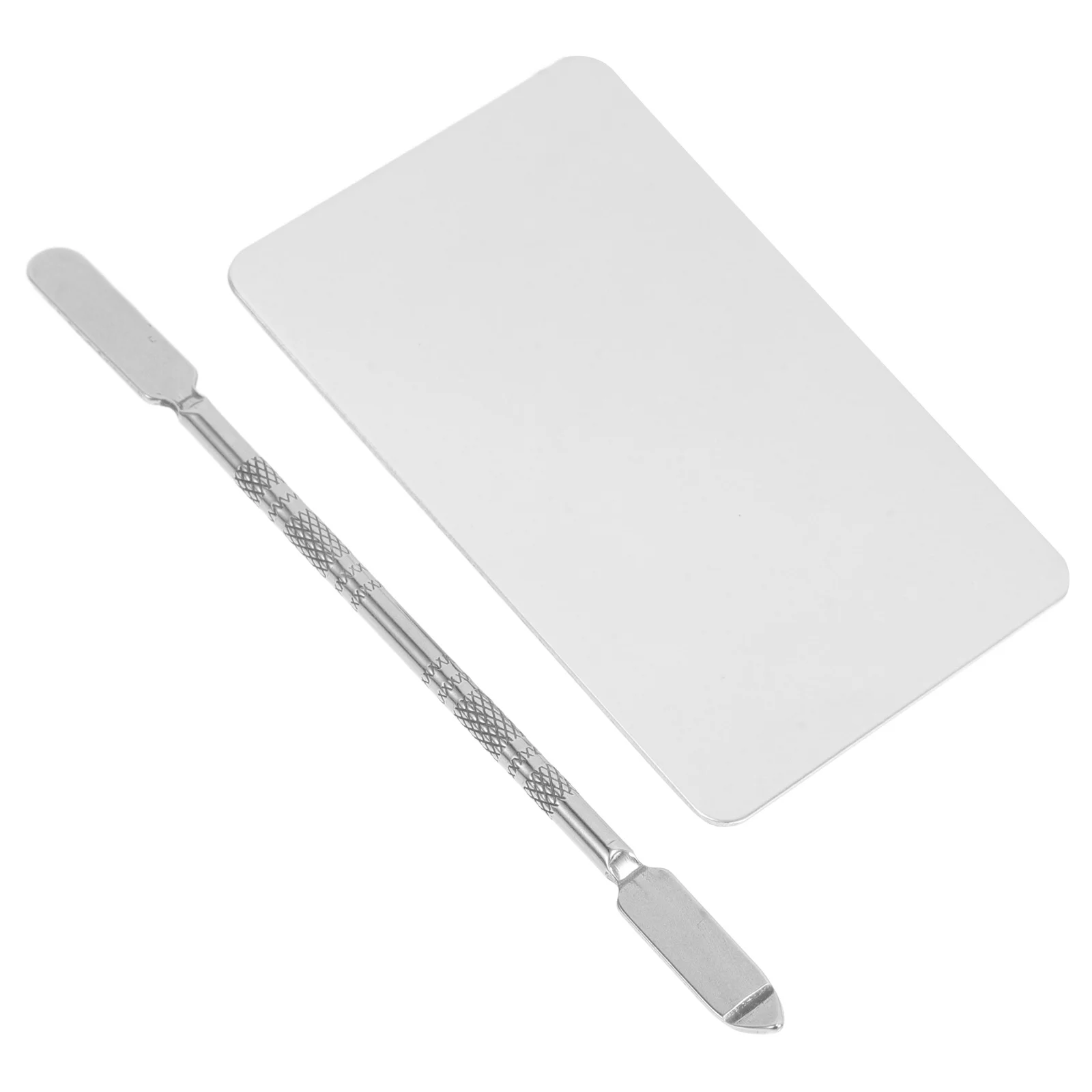 

Палитра для смешивания косметики из нержавеющей стали с кольцевым дизайном для смешивания лаков для ногтей и тональных средств, портативный инструмент для смешивания