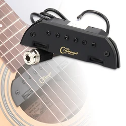 Skysonic T 903 Active Acoustic Guitar Soundhole Pickup Magnetic Mic Dual Pickup System Excellent Bass & Mid-range Response