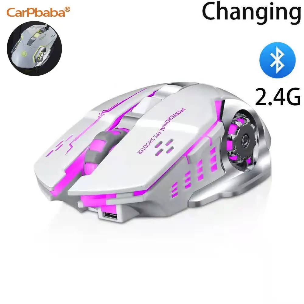 Carpbaba GM6 Gamer Gaming Mouse Adjustable Wired Optical LED Computer Mice USB Cable Silent Mouse For Laptop PC