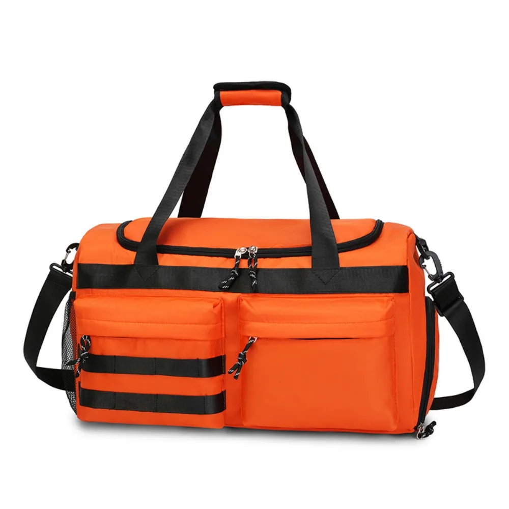 Sac de voyage multifonctionnel, grande capacité, séparation sec/humide, sac de fitness, multi-poches, sac étanche pour effets personnels, unisexe