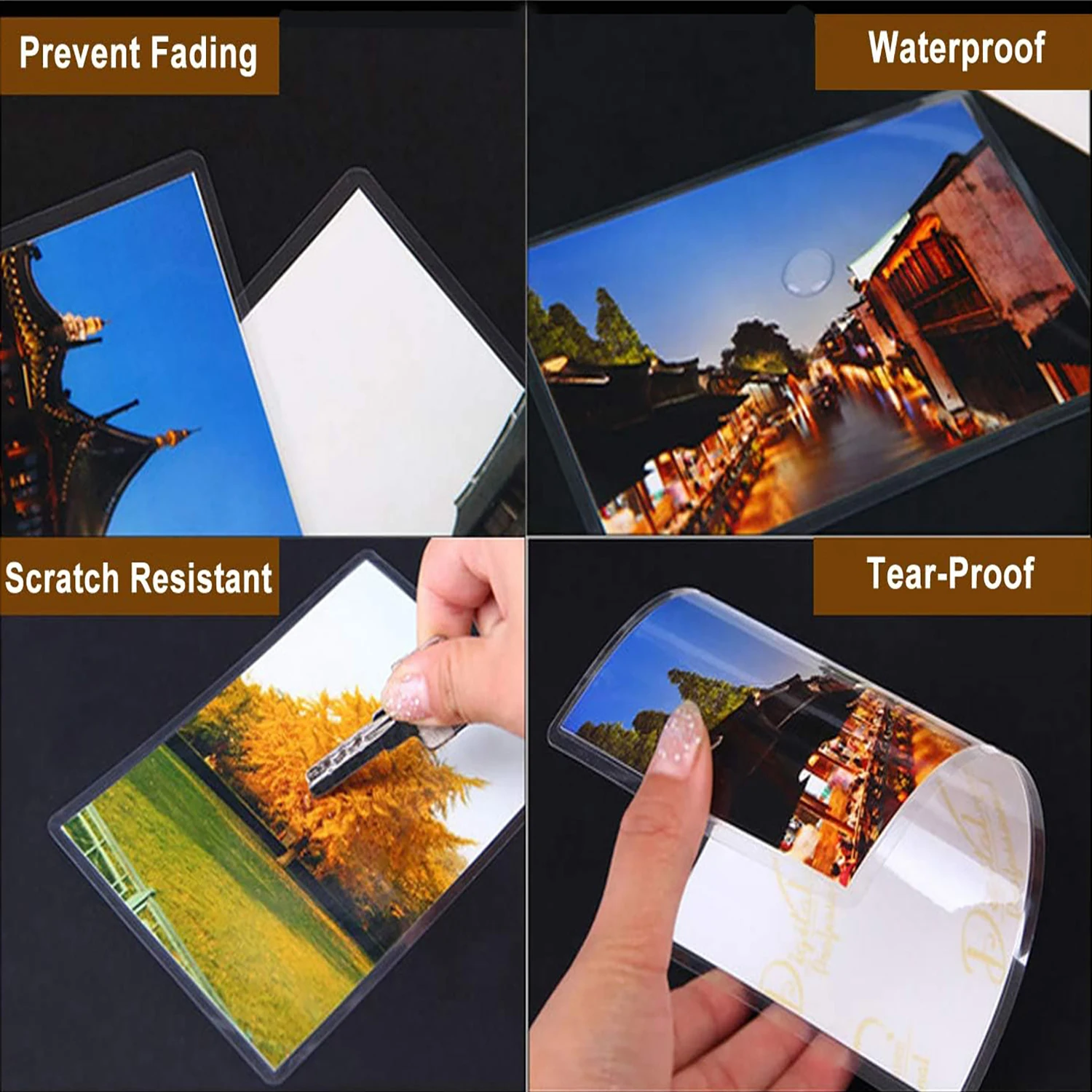 100 Pack Clear Thermal Laminat - Document Laminator Pouch 评论和价格