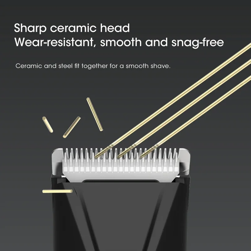 Cortapelos público para mujeres y hombres, recortador de bikini eléctrico, recortador de ingle impermeable para vello corporal, con luz, tamaño de viaje