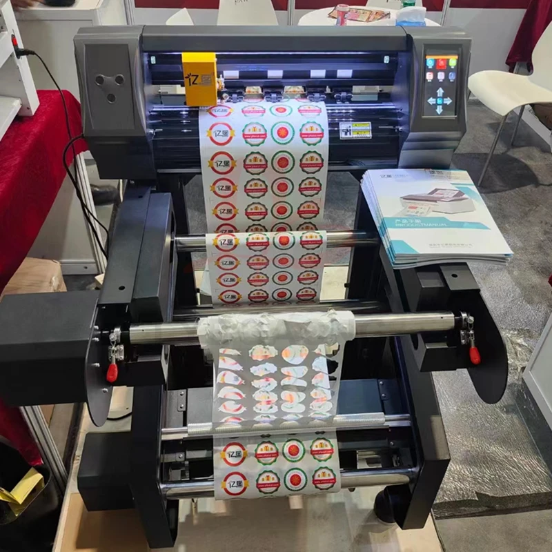 Automatic Film Cutting Machine Lettering Device Roll-to-roll Cutter LY JDJ330 Die-Cut Machines 330MM Width for Home Factory Use