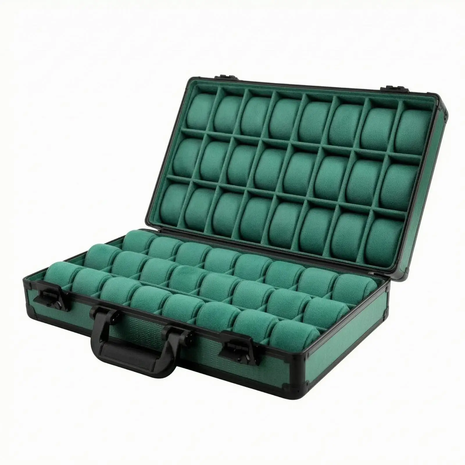 Rigid Watch Organizer with Pillows | preventive, Watch Storage Case with Clear