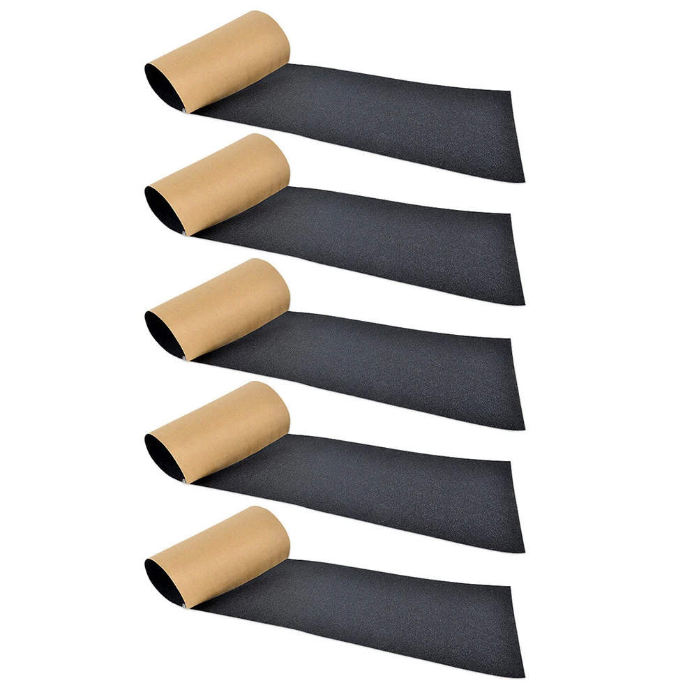 

5Pcs Textured Grip Tape Sheets Skateboard Grip Tape Non-Slip Longboard Tape Fingerboard Use