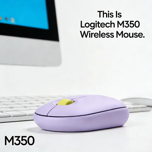 Imagen 2 del producto Ratón Inalámbrico Logitech Pebble M350 de Modo Dual con Clic Silencioso para Oficina, Escuela y Hogar