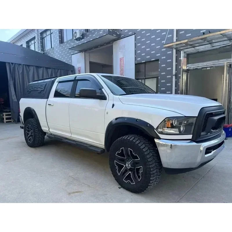 ThrustWorks Waterproof -Rust Aluminum Steel Hard Top Canopy With .Ft Pickup Truck