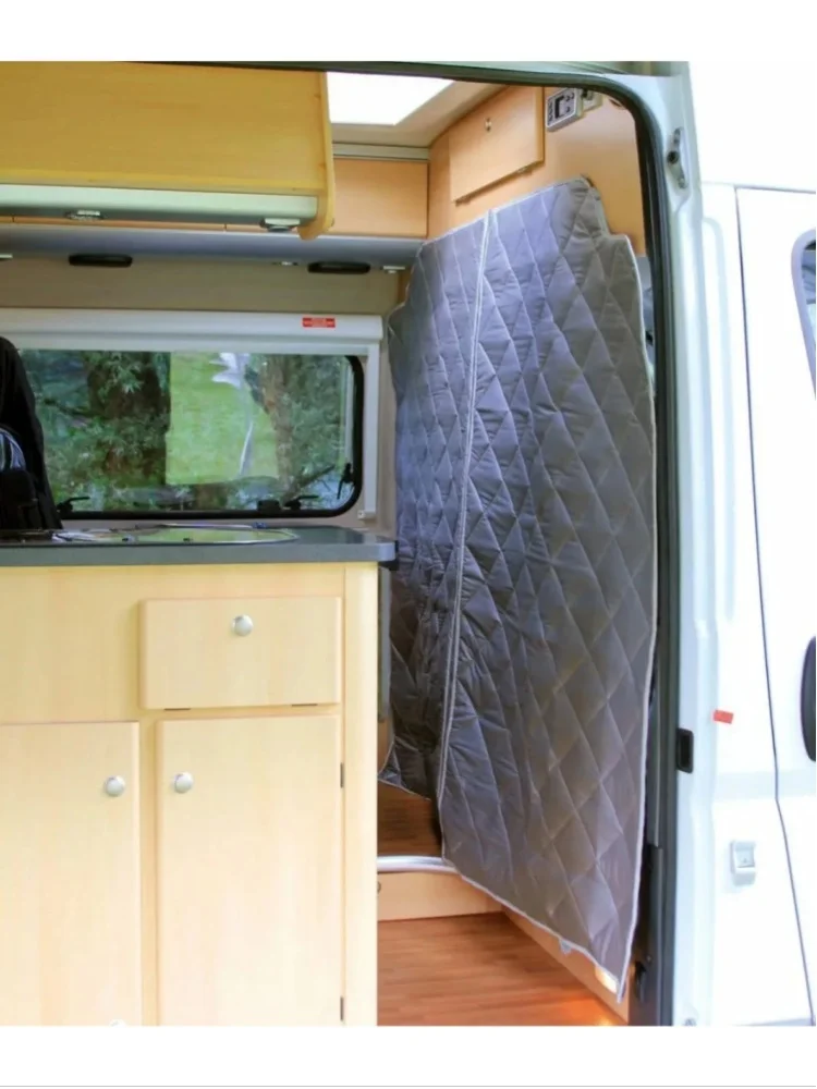 Auto-Trennvorhang, Wohnmobil-Trennwand, Wärmeisolierender Raumteiler, Winter-Vorhang für Fiat Ducato