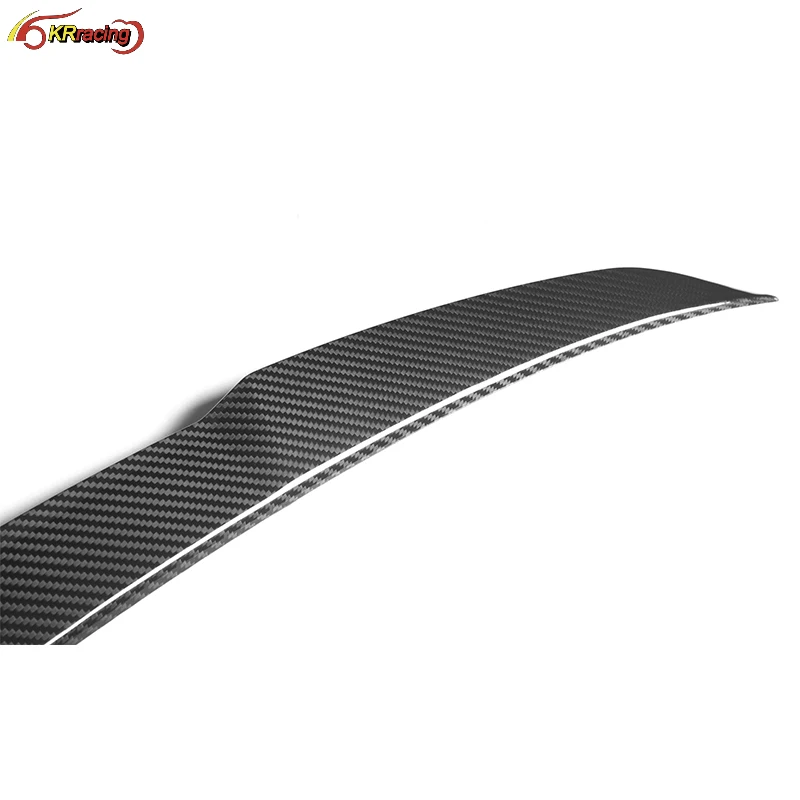 مناسبة لـ VS Style ألياف الكربون الخلفي الجذع الشفاه الذيل الجناح Ducktail المفسد لسيارات BMW 4 Series G26 4-Door 2021+