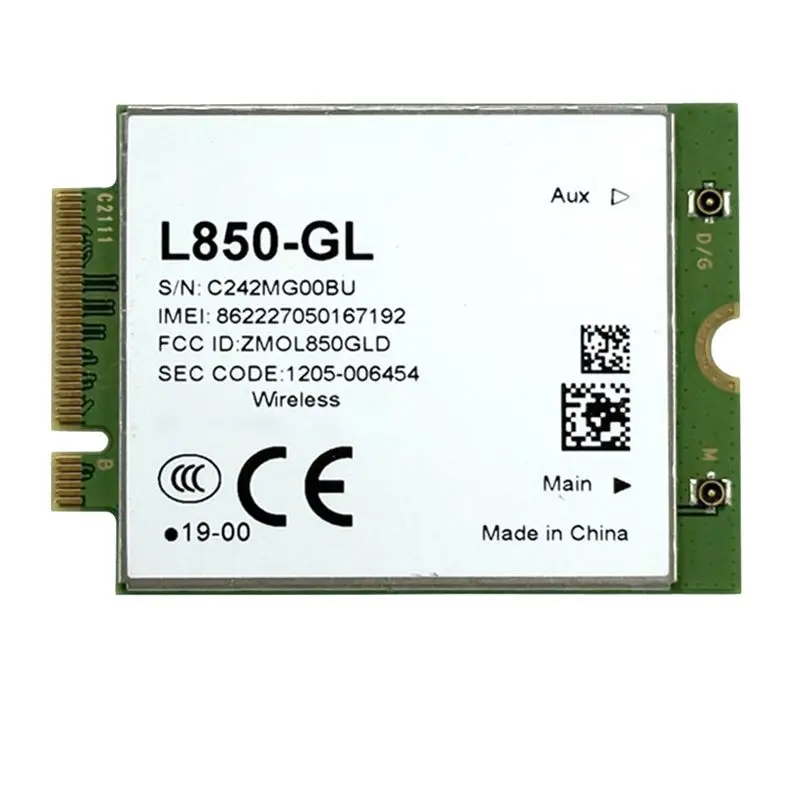 Well Made-Universal Version For Fibocom 4G Module L850-GL WWAN Card M. 2 Wifi Card 2.4G 5G Not For Lenovo