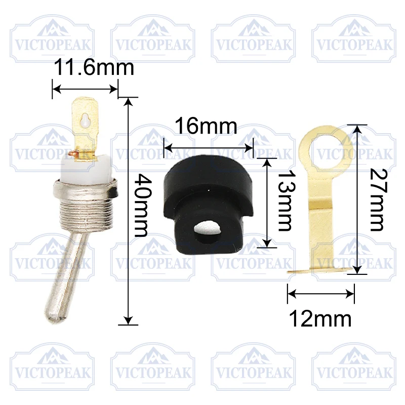 Kit interruttore di spegnimento sostituibile per motosega 5200
